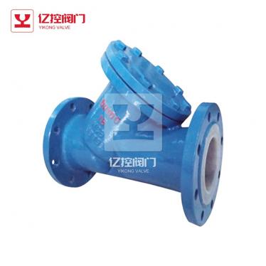 GL41F46 J，Y型襯氟、襯膠過濾器